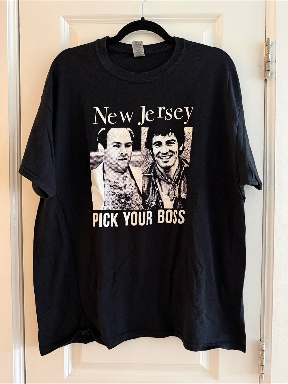Vintage Jersey 'Pick Your Boss' Black Graphic T-Shirt